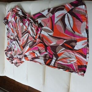 Accessorize beach cover-up, pucci print inspired